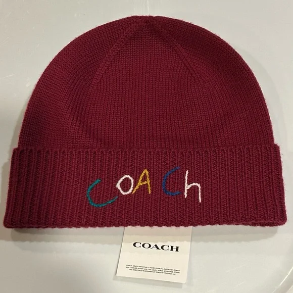 Coach | Accessories | Coach 0 Wool Embroidered Beanie Hat  display picture 3